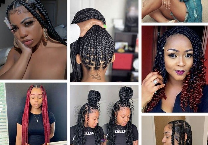 Curly Ends Knotless Braids – Jumbo Knotless Braids With Curly Ends